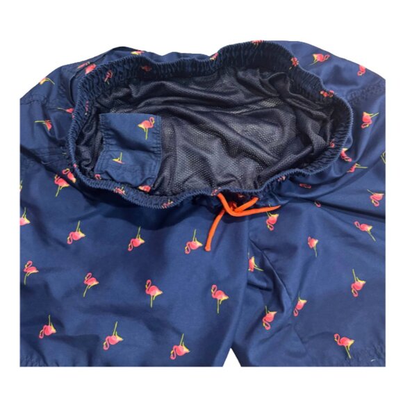 Old Navy Blue Flamingo Swim Trunks - Picture 4 of 4